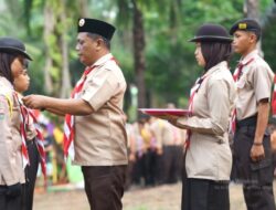 Boy Gusman Resmi Buka Perkemahan Tradisional VI di Bumi Perkemahan Dusun Mulya Cikampak