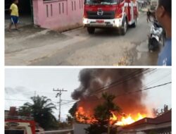 Diduga Korsleting Listrik, Rumah di Kampung Banjar Ludes Dilalap Si Jago Merah