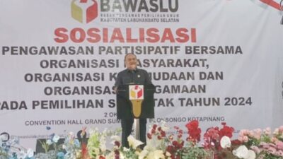 Bawaslu Labusel Adakan Sosialisasi Pengawas Partisipatif Bersama Organisasi Masyarakat dan Pemuda Menjelang Pilkada 2024