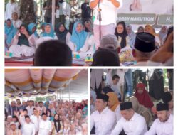 Bobby Nasution dan Ari Wibowo Hadiri Tabligh Akbar Hari Santri Nasional di Labuhanbatu Selatan