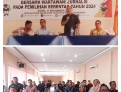 Jelang Pemilu Serentak 2024, Bawaslu Labusel Gelar Sosialisasi Pengawasan Partisipatif Bersama Jurnalis