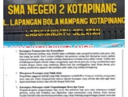 “Dugaan Kepemimpinan Bermasalah: 31 Guru SMA Negeri 2 Kotapinang Tuntut Pergantian Plt Kepala Sekolah”