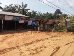 Pembangunan Lahan Kantor Polres Labusel Sebabkan Banjir dan Lumpur, Warga Terdampak Menjerit