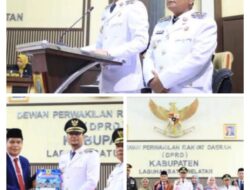Rapat Paripurna Penyampaian Visi-Misi Bupati-Wakil Bupati Labusel Berjalan Khidmat, Fery Sahputra Usung Konsep “Labuhanbatu Selatan yang Semakin Modern”