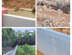 Baru Selesai Dibangun, Pagar Lapas Kotapinang Ambruk – Diduga Tak Sesuai Bestek, Anggaran Capai Rp2,3 Miliar