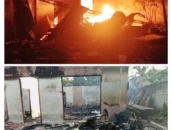 Tragis! Rumah Permanen dan 3 Vespa Ludes Terbakar di Simpang Inpres Aek Batu, Kerugian Capai Rp350 Juta