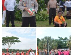 Meriahkan HUT Bhayangkara ke-79, Polres Labusel Gelar Turnamen Voli Antar Satuan: Kapolres Tekankan Sportivitas dan Kekompakan