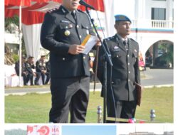 Semarak HUT Bhayangkara ke-79, Polres Labusel Gelar Upacara Khidmat dan Syukuran Meriah