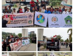 “Ratusan Wartawan Kepung Mapolres dan Kemenag Labusel: Usut Intimidasi dan Dugaan Korupsi BOS Yayasan Darul Muhsinin!”