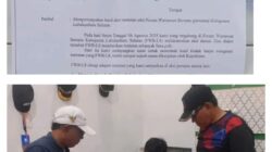 FORUM WARTAWAN BERSATU SURATI POLRES LABUSEL, DESAK PENEGAKAN UU PERS ATAS KASUS INTIMIDASI TERHADAP JURNALIS