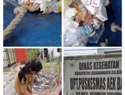 Limbah Medis Diduga Dibuang dan Dibakar Sembarangan, Puskesmas Aek Batu Disorot Warga